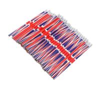 FUNOMOCYA 60 Pezzi Decorate con Bandiera Inglese Pz Lunghe e Colorate per Scuola e Ufficio Design e Festivo per Designer e Architetti