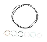 FUNOMOCYA 6pezzi Corde Chitarra Acustica Colorate Professionale Di Corde Per Chitarra Folk e Classica Tensione Standard Resistenti Per Suono Nitido e Duraturo