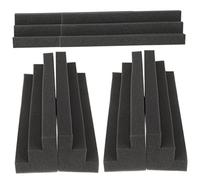 FUNOMOCYA 6pezzi Pannello Fonoassorbente Trapezoidale Pannello Acustico Per Pareti Riduzione Echi e Rumori Materiale Ad Alta Densità Per Stanze Piccole e Medie