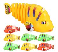 FUNOMOCYA 8 Giocattoli da Bagnetto Nuotanti Molla Colorati per Vaschetta Bagnetto Divertenti e Sicuri