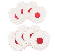 FUNOMOCYA 8 Pezzi Bersagli da Allenamento in Microfibra a 3 Strati, Bersagli Sospesi Resistenti per Pratica di Precisione All'aperto, Accessori per Miglioramento Abilità Tiro, Leggeri