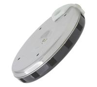 FUNOMOCYA Accordatore a 13 Toni per Strumenti Musicali, Fischietto per Accordatura a Bocca in Abs e Ferro, Design Circolare per Musicisti e Cantanti, Accessorio per Violino, Banjo e Altri