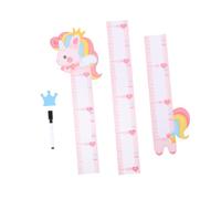 FUNOMOCYA Adesivo Murale Altezza per Cameretta Decorazione Parete con Disegni Animali Resistente Autoadesivo Rimovibile per Tracciamento Crescita