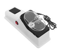 FUNOMOCYA Affilacoltelli Elettrico Portatile con Copertura Protettiva Affilatrice per Coltelli e Forbici da Cucina Strumento di Lucidatura USB Compatto per Uso Domestico e Outdoor