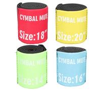 FUNOMOCYA Anelli Smorzanti Per Batteria Cerchi Silenziatori Resistenti Per Cassa Rullante e Piatti Accessori Per Percussione Con Design Antiscivolo Per Esercitazioni e Riduzione Risonanza