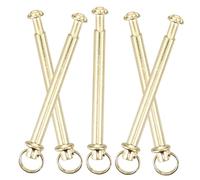 FUNOMOCYA Asta Ventaglio Pieghevole in Metallo Rivetti Dadi per Riparazione Ventilatore Portatile Kit Sostituzione Parti Manuale
