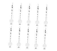 FUNOMOCYA Aste per Uccelli con Campanelli, 10 Pezzi Bastoni Riflettenti da Esterno, Rotanti e Luminosi, Dispositivo Ecologico per Controllo Animali e Protezione Piante in Patio e Spazi Verdi