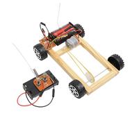 FUNOMOCYA Auto Ruote Motrici Piccolo DIY per Ragazzi Giocattolo Educativo di Tecnologia e Costruzione Senza Batterie Progetto Scientifico e Sviluppo Pratico