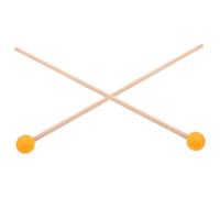 FUNOMOCYA Bacchette Percussioni in Gomma Piccole per Mazze Marimba con Manico in Acero Accessori per Xilofono e Strumenti Tastiera Conf Impugnatura Ergonomica per Lezioni