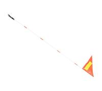 FUNOMOCYA Bandiera di Sicurezza Arancione Riflettente per Golf Cart e Biciclette con Asta e Staffa di Montaggio Resistente alle Intemperie visibilità Migliorata per Ciclisti Sedie a