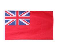 FUNOMOCYA Bandiera Mercantile Britannica Rossa per, Bandiera da Tavolo e Decorazione Marittima Internazionale Conforme a Standard Marittimi, Facile da Installare e Resistente per Yacht