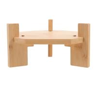 FUNOMOCYA Base in bambù per Dispenser Bevande e Piante Supporto Stabile per Brocche Dacqua e Bottiglie Fredde Piedistallo per e Ufficio