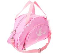 FUNOMOCYA Borsa per Danza Bambina Rosa Oxford e Nylon Scomparto Separato e Tracolla Elegante per Organizzare Scarpe e Abbigliamento da Balletto