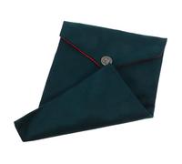 FUNOMOCYA Borsa per Scritture Buddiste in Velluto Verde Scuro, Custodia Protettiva per Testi Sacri e Bibbia, Piccola Borsa Portaoggetti Decorativa per Trasporto e Conservazione in Viaggio