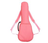 FUNOMOCYA Borsa per Ukulele Rosa Oxford Imbottitura Spessa e Fodera, Borsa Portatile per Ukulele a 4 Corde da 26-27 Pollici