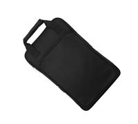 FUNOMOCYA Borsa Portatile per Bacchette Batteria in Cotone Nero, Facile da Trasportare, per Sale Prove e Luoghi di Performance