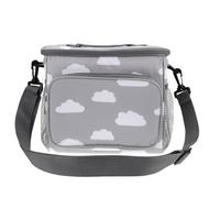 FUNOMOCYA Borsa Termica per Pranzo Oxford 600d Resistente, Sacchetto Bento Caldo e Freddo Maniglie e Tracolla Rinforzate, Borsa Isolata Porta Alimenti per Lavoro e Picnic