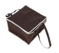 FUNOMOCYA Borsa Termica per Spesa e Picnic, Capiente e Resistente, Porta Pizza Verticale Non Tessuto 35x35x22 Cm, Leggera e Facile da Pulire, Adatta per Conservazione Cibi Caldi e Freddi