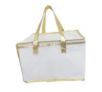 FUNOMOCYA Borsa Termica Pieghevole per Alimenti Borsa Frigo Isolata Cerniera Superiore Piccola Riutilizzabile per Picnic Campeggio e Trasporto di Torte e Pizze