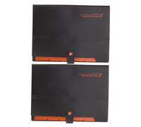 FUNOMOCYA Cartelline per Documenti a Soffietto Chiusura a Bottone in Pp 2 Multi-strato, Organizer Portadocumenti Pratico per Ufficio e Viaggio