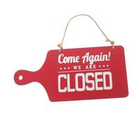 FUNOMOCYA Cartello Legno Aperto Chiuso per attività Commerciali Doppia Faccia Design Sospeso con Cordino Decorazione da Parete per Negozi Bar e Ristoranti