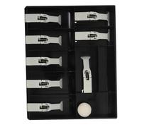 FUNOMOCYA Cash Register Drawer Insert Tray With Compartments And Clips Money Organizer For Store And Supermarket Use Efficient Cash Sorting