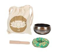 FUNOMOCYA Ciotola Per Meditazione in Ciotola Per Tapping Manuale Tibetana Per Meditazione e Rilassamento