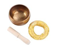 FUNOMOCYA Ciotola Sonora Per Meditazione Yoga Ciotola Tibetana in Rame Con Guarnizione Canto Per Relax E Terapia Del Suono