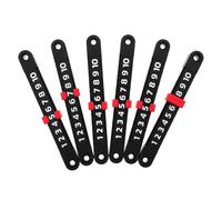 FUNOMOCYA Contatore Punteggio Calcio Balilla 6 Pezzi Rosso Segnapunti per Biliardino Accessori per Gioco da Tavolo Air Hockey Ricambi per Tabellone Segnapunti Torneo