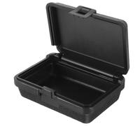 FUNOMOCYA Contenitore Piccolo Nero in Plastico, Cassettiera Portautensili Portatile e Protettiva per Strumenti e Prodotti Fragili, per Trekking e Escursioni