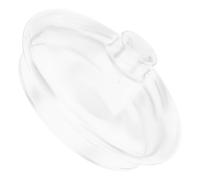 FUNOMOCYA Coperchio in Vetro Trasparente per Tazza, Design Semplice e Creativo, Texture Fine e Resistente alla Deformazione, per Casa e Feste