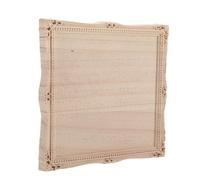 FUNOMOCYA Cornice per Specchio in Rilievo in Stile Europeo Frammazione del Matrimonio Cornice di Legno Cornici d'Epoca Beige