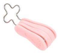 FUNOMOCYA Correttore per Naso in Silicone Rosa Design Portatile ed Ergonomico, Clip Modellante Non Scivolosa per Bellezza e Sollevamento del Ponte Nasale