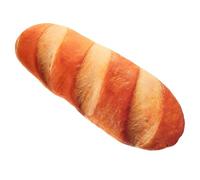 FUNOMOCYA Cuscino di Peluche Alimentare 3d a Forma di Pane Imbottito Morbido 50 Cm Cuscino Schienale Decorativo Divertente per Divano e Casa da Pavimento Originale