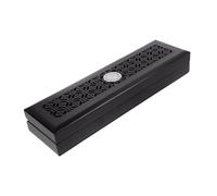 FUNOMOCYA Custodia per Armonica a Bocca Legno Robusto Fori Contenitore Accessorio Strumento Compatto Trasporto