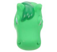 FUNOMOCYA Decorazione Manubrio Cavallo Cartoon in Silicone per Bicicletta e Scooter Adornamento Verde Facile da Installare per Bici a Tre Ruote Bike Ragazzi e Ragazze
