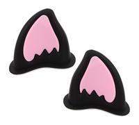 FUNOMOCYA Decorazione per Casco Moto Orecchie Volpe in Pp Resistente alla Sbiaditura, Facile da Installare, Design Unico e Adorabile, Accessorio per Casco da Sci e Motocicletta
