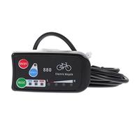 FUNOMOCYA Display per Bici Elettrica 36v/48v Indicatore Batteria LED, Pannello Strumenti per Manubrio Memoria Marcia e Funzione Spegnimento Automatico per Ciclismo Outdoor
