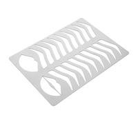 FUNOMOCYA Eye Brow Shaper Kit, Eyebrow Practice Stencil in Acciaio Inossidabile, Argento, Strumento per Modellare le Sopracciglia, per Sopracciglia Make Up