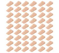 FUNOMOCYA Fermaporta in Legno 40 Pezzi, Blocchi Triangolari Antiscivolo per Porte Interne, Cunei Rimovibili per Camera, Ufficio e Soggiorno, Resistente al Vento e Riduzione Rumore