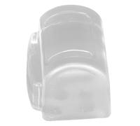 FUNOMOCYA Fermaporta in PVC Piccolo Base Antiscivolo, Paraurti Trasparente Senza Viti per Porte, Protezione Silenziosa per Casa, Ufficio e Hotel, Fermo Porta a Pavimento per Sicurezza