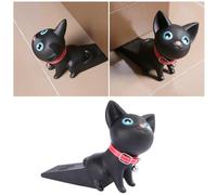 FUNOMOCYA Fermaporta per Porte in PVC Resistente Antiscivolo Nero, Protezione Sicura, per Casa e Ufficio, Design Cartoon a Forma di Animale Colore Casuale