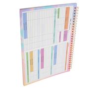 FUNOMOCYA Financial Tracker Libro Contabile Senza Data Quaderno Spese Casa Compatto per Budget Settimanale e Giornaliero Registro Entrate Uscite Facile da Usare per Gestione Finanze