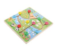 FUNOMOCYA Gioco Educativo Numerico in Legno per Anni Gioco Logico di Numeri e Interattivo per Sviluppo Manuale e Creatività