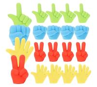 FUNOMOCYA Gomme da Cancellare a Forma di Dito, 20 Pezzi in Gomma Colorata, Leggere e Creative, come Regalo lo Studio a Scuola