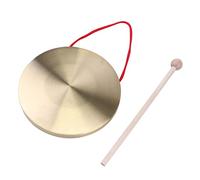 FUNOMOCYA Gong Cinese in Rame Gong Dell'opera Strumento A Percussione Manuale Con Martello Rotondo Per Eventi Musicali E Formazione Di Ritmo