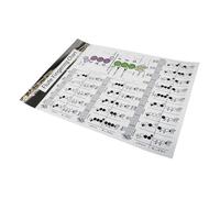FUNOMOCYA Guida Pratica Per Chord Di Flauto Poster Di Riferimento Per Insegnanti e Studenti Diagrammi Efficaci Per Migliorare Le Competenze Musicali Per Principianti e Studenti Di Musica