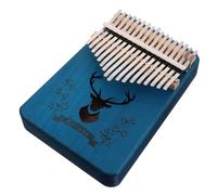 FUNOMOCYA Kalimba Legno Massello Thumb Piano Portatile per Strumento Musicale Facile da Imparare per Scuola Performance e Relax