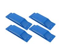 FUNOMOCYA Kit di Ventilazione e Copertura a Lamelle 4 Pezzi per Container in Plastica Blu Griglia di Sfiato Circolazione Aria e Riduzione Umidità per Cargo Container e Sea Can