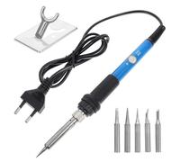FUNOMOCYA Kit Saldatore Elettrico con Temperatura Regolabile Set Professionale con Punte Intercambiabili Riscaldamento Rapido e Controllo Termico per Saldatura Precisa e Multifunzione